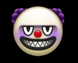Scary purple clown Meme Template