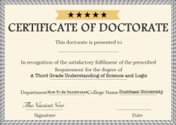 Degree of Third Grade Education Meme Template