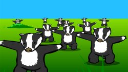 Badger Badger Badger Meme Template