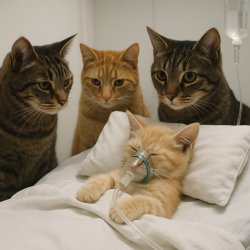 Kitten in hostpital Meme Template