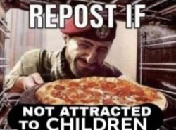 Repost if not attracted to children Meme Template