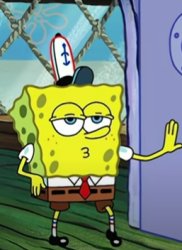 mewing spongebob Meme Template