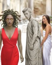 Checking out Medusa Meme Template