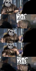 Darth Sans theory vs Azriel Meme Template