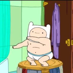 Baby Finn The Human Meme Template