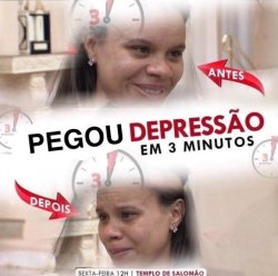 pegou depressão em 3 minutos Meme Template