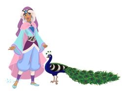 Icy and her Peacock Meme Template
