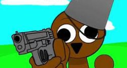 Brud with gun Meme Template