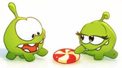 Om Nom's wife Meme Template