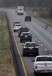 Car blocking passing lane Meme Template