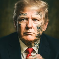 Trump MS-13 Gang Tattoos Meme Template