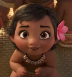 Baby Moana Waialiki Meme Template