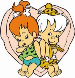 Baby Pebbles and Baby Bamm Bamm Meme Template