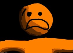 Horrified imgflip orange profile Meme Template