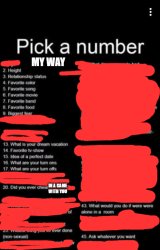 Pick a number but it isnt sus Meme Template
