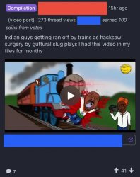 Thomas runs over indians Meme Template