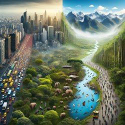 Humans vs nature Meme Template