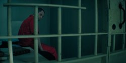 Joe Golberg in jail Meme Template