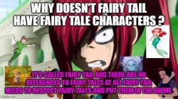 erza angry at fairy tail Meme Template
