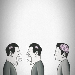 Small vs big brain Meme Template