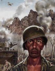 Thousand yard stare Meme Template