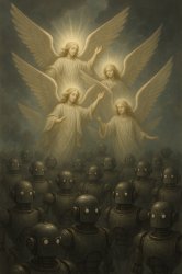 Angel Robots Meme Template