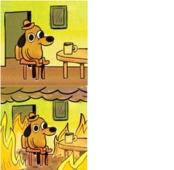 This is Fine hotline bling Meme Template