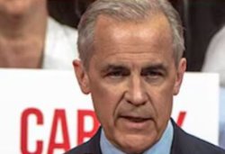 Mark Carney with no light in his eyes Meme Template