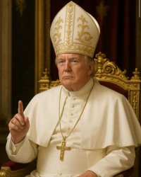 Pope Trump Meme Template