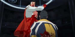 Omni Man kills Immortal Meme Template