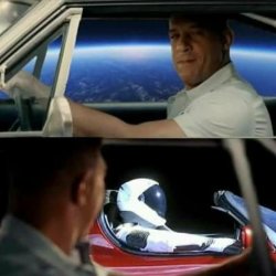 Dom Looking At Space Tesla Meme Template