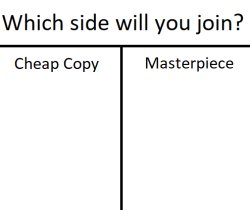 PICK SIDE JOIN Meme Template