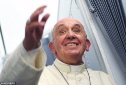 Creepy Pope Blessing Meme Template