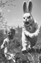 Easter Bunny From Hell Meme Template