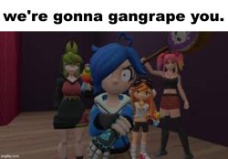 we're gonna gangrape you smg4 Meme Template