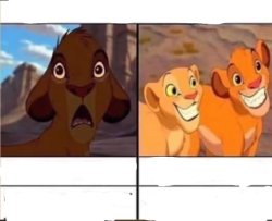 Simba hotline brig Meme Template