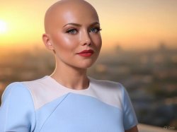 bald beauty Meme Template