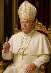 Pope Trump Meme Template
