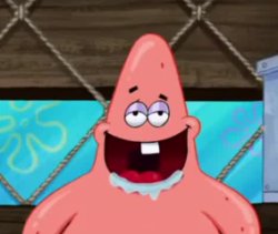 Patrick drooling Meme Template