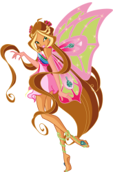 Flora in her Enchantix Form Meme Template