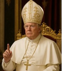 Trump pope Meme Template