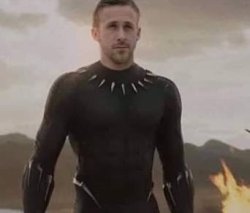 Ryan Renalds black panther Meme Template