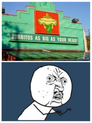 Burrito head Meme Template