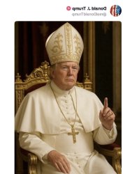 Pope Trump Meme Template