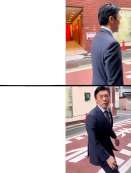 Old Man Turning Back Towards Sex Workers Meme Template