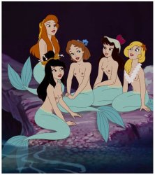 wendy and the mermaids nude Meme Template