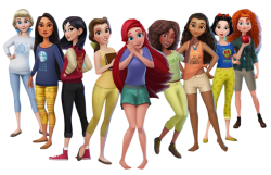 PNG Princesas Disney comfy - Ralph rompe internet Meme Template