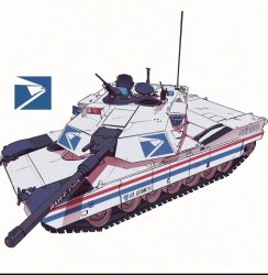 USPS Tank Meme Template