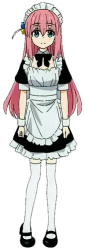 Hitori Gotoh - Maid uniform Meme Template