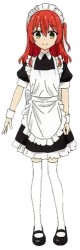 Ikuyo Kita - Maid uniform part-time job Meme Template
